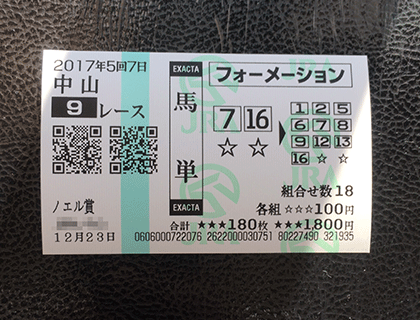 ノエル賞的中