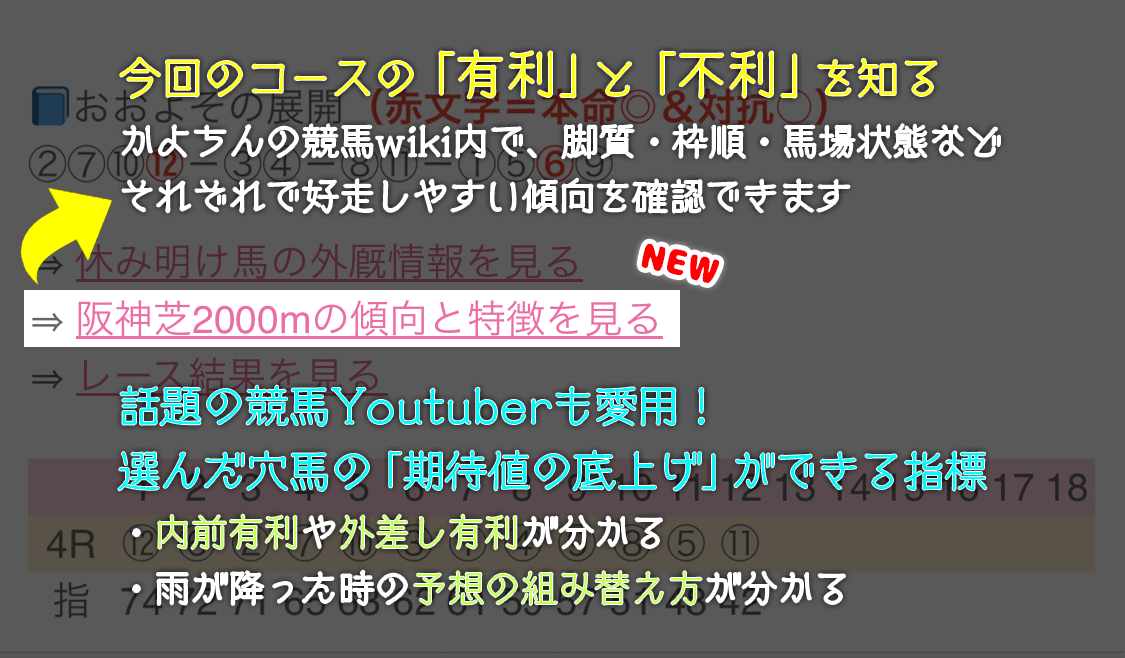 競馬予想の方法その９